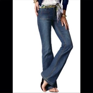 Cabi Womens Jeans Flared Leg Vintage Look Size 6